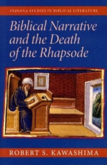 Image for Biblical Narrative and the Death of the Rhapsode