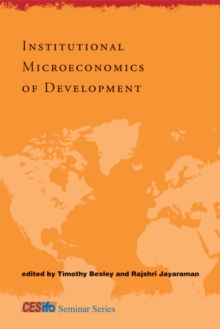 Image for Institutional Microeconomics of Development