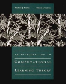 Image for An Introduction to Computational Learning Theory
