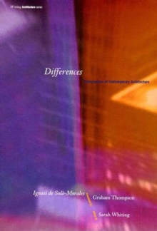 Image for Differences: topographies of contemporary architecture
