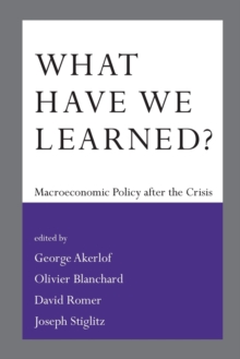 Image for What have we learned?  : macroeconomic policy after the crisis