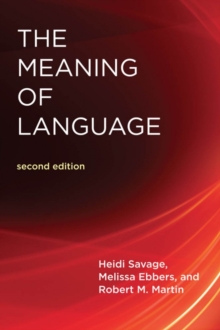 Image for The Meaning Of Language