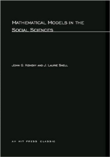 Image for Mathematical Models in the Social Sciences