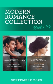 Image for Modern Romance September 2023 Books 1-4 - 4 Books in 1