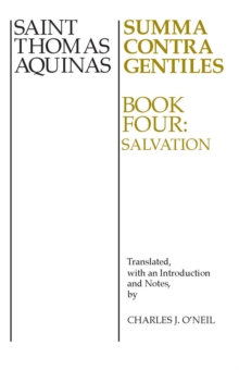 Image for Summa Contra Gentiles, 4 : Book Four: Salvation