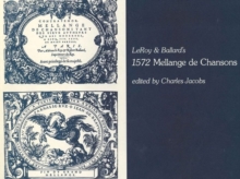 Image for Mellange de Chansons, 1572