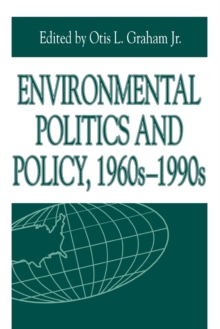 Image for Environmental Politics and Policy, 1960s-1990s