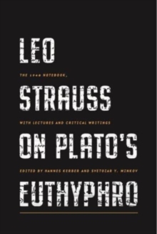 Image for Leo Strauss on Plato’s Euthyphro