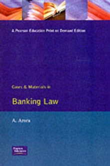 Image for Cases & Materials In Banking Law
