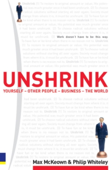 Image for Unshrink  : yourself, other people, business, the world