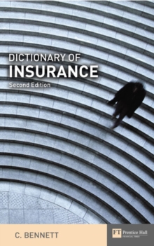 Image for Dictionary of insurance