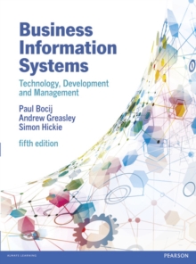 Image for Business information systems  : technology, development and management for the e-business