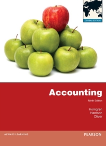 Image for Accounting with MyAccountingLab : Global Edition