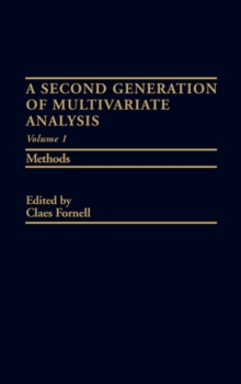 Image for A Second Generation of Multivariate Analysis V1 : Methods
