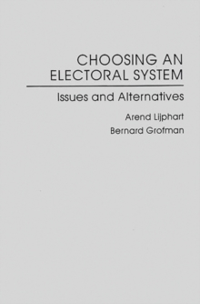 Image for Choosing an Electoral System