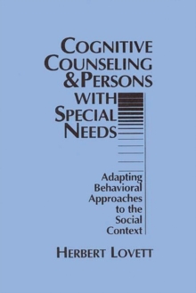Cognitive Counseling and Persons with Special Needs