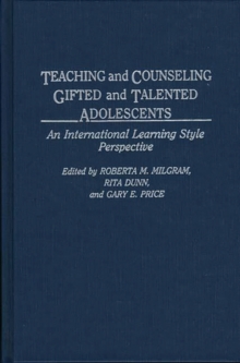 Image for Teaching and Counseling Gifted and Talented Adolescents