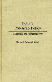 Image for India's Pro-Arab Policy