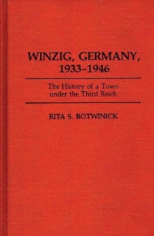 Image for Winzig, Germany, 1933-1946