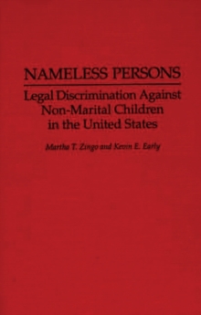Image for Nameless Persons : Legal Discrimination Against Non-Marital Children in the United States