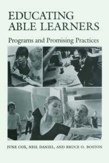 Image for Educating Able Learners : Programs and Promising Practices