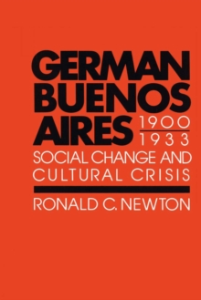 German Buenos Aires, 1900-1933