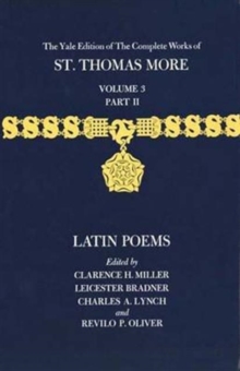 Yale Edition of The Complete Works of St. Thomas More