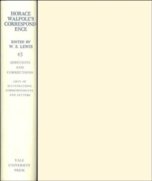 Yale Editions of Horace Walpole's Correspondence, Volume 43