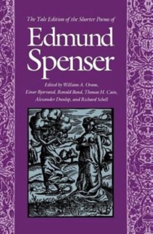 Image for The Yale Edition of the Shorter Poems of Edmund Spenser