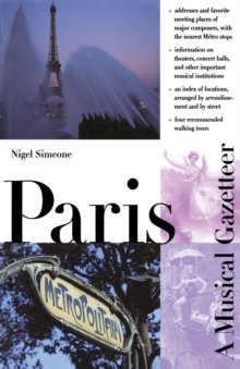 Paris--A Musical Gazetteer