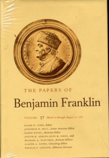 Image for The Papers of Benjamin Franklin, Vol. 37
