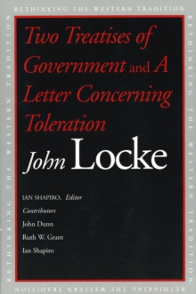 Image for Two treatises of government, and: A letter concerning toleration