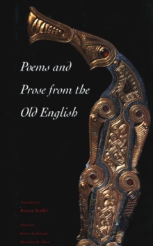 Image for Poems and prose from the Old English