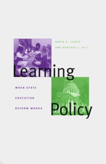 Image for Learning policy: when state education reform works