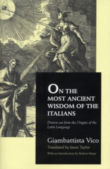 Image for On the Most Ancient Wisdom of the Italians