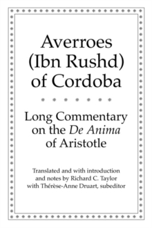Image for Long Commentary on the De Anima of Aristotle
