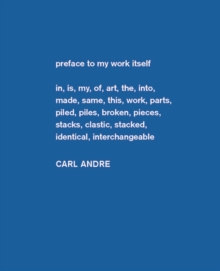 Image for Carl Andre