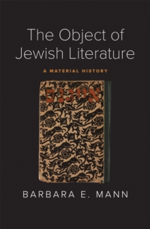 Image for Object of Jewish Literature: A Material History