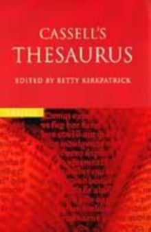 Image for Cassell's Thesaurus