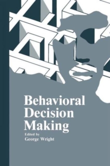 Image for Behavioral Decision Making