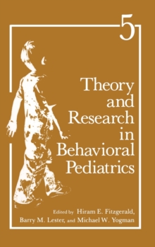 Image for Theory and Research in Behavioural Paediatrics