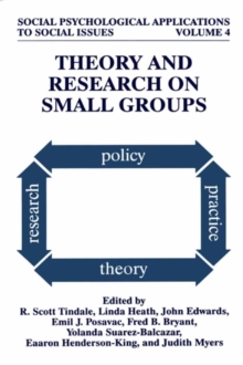 Image for Theory and Research on Small Groups