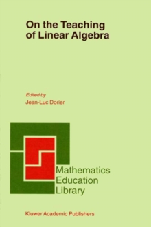 Image for On the teaching of linear algebra