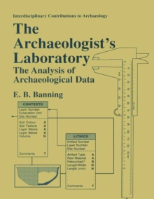 Image for The archaeologist's laboratory: the analysis of archaeological data