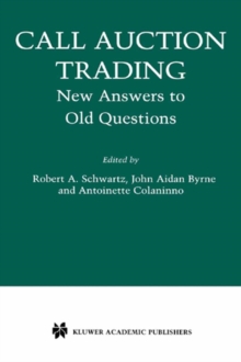 Image for Call auction trading: new answers to old questions