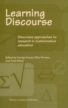 Image for Learning discourse: discursive approaches to research in mathematics education