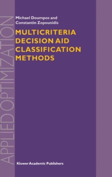 Image for Multicriteria decision aid classification methods