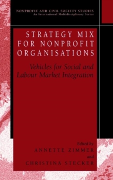 Image for Strategy mix for nonprofit organisations  : vehicles for social and labour market integration