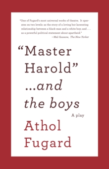Image for MASTER HAROLD AND THE BOYS : A Play