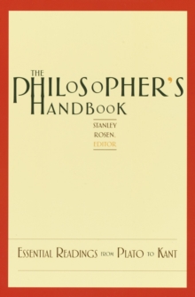 Image for Philosopher's Handbook: Essential Readings from Plato to Kant